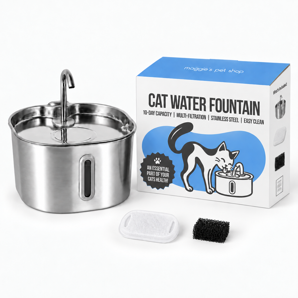 Cat water fountain with one month of filters