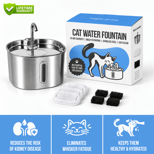 STAINLESS STEEL CAT FOUNTAIN